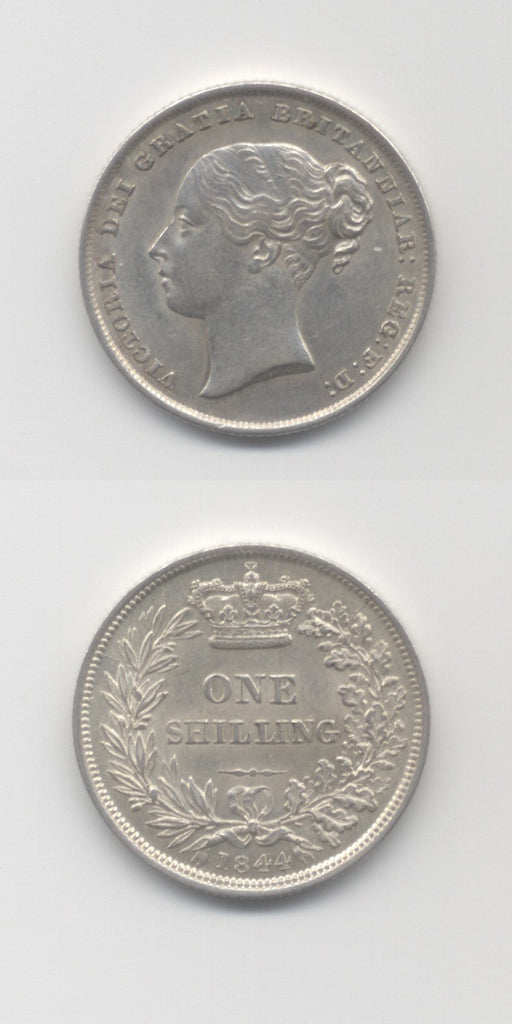1844 Shilling  GEF/AUNC