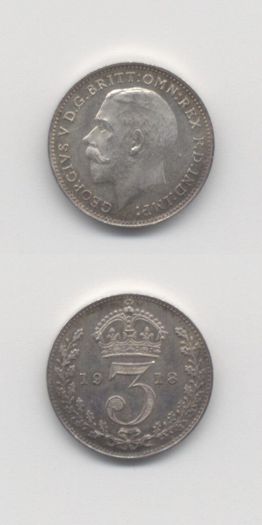 1918 Maundy Threepence UNC