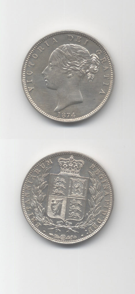 1874 Halfcrown UNC