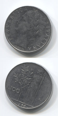 1966 Italy 100 Lire