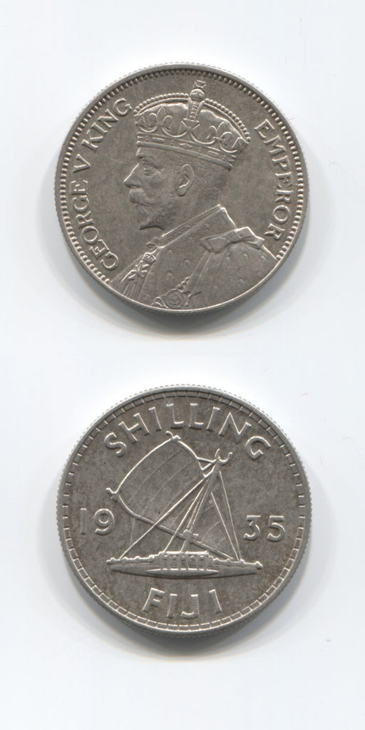 1935 Fiji Shilling AUNC