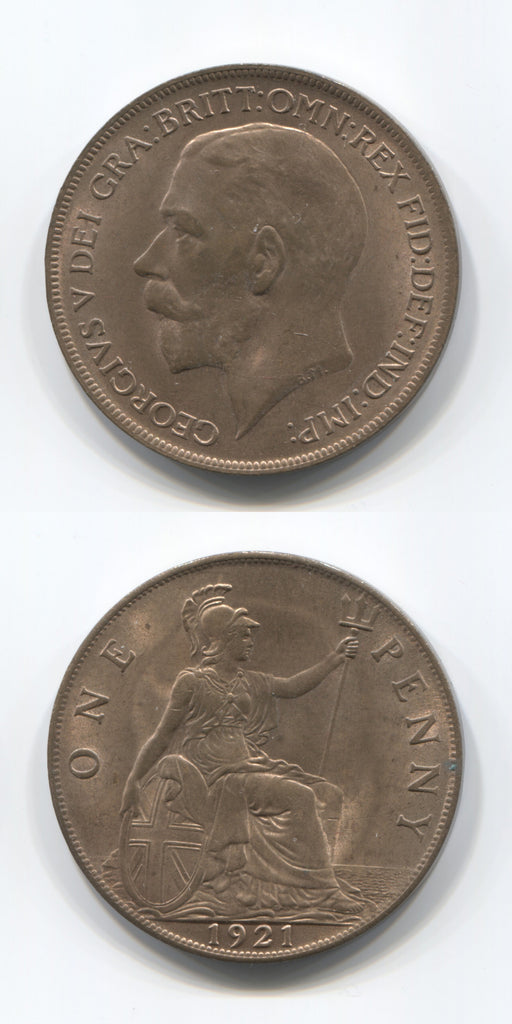 1921 Penny AUNC