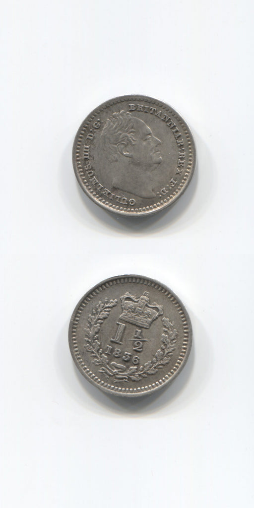 1836 Silver 1 1/2 d . AUNC