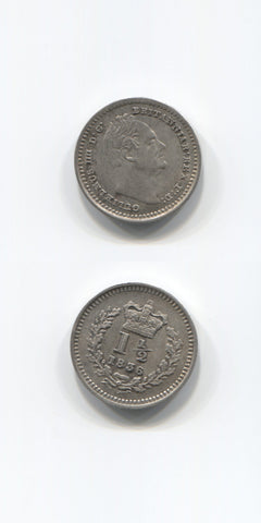 1836 Silver 1 1/2 d . AUNC