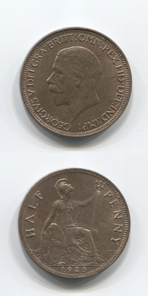 1928 Halfpenny UNC