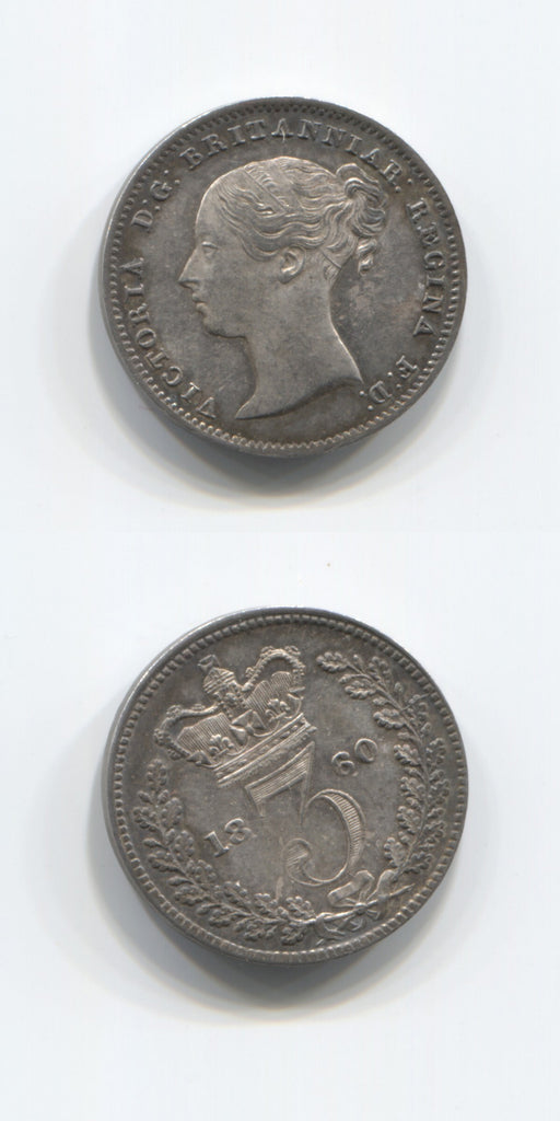 1860 Threepence UNC
