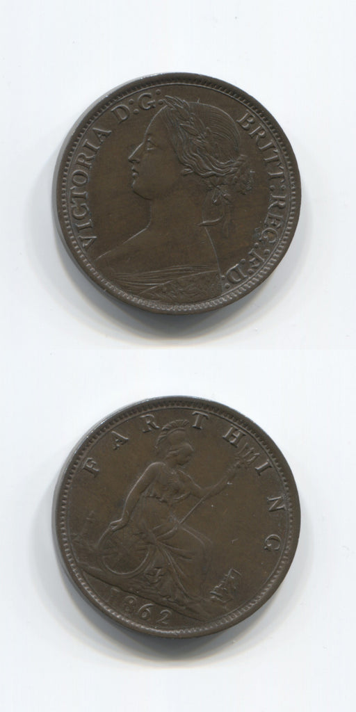 1862 Farthing AUNC