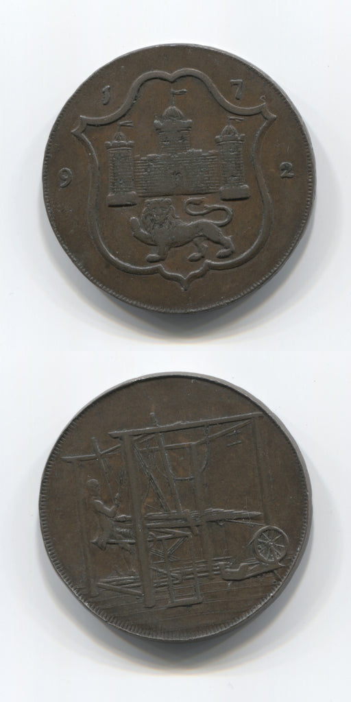 1792 Norfolk Norwich Halfpenny VF