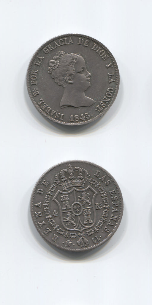 1845 CL Spain 4 Reales GEF