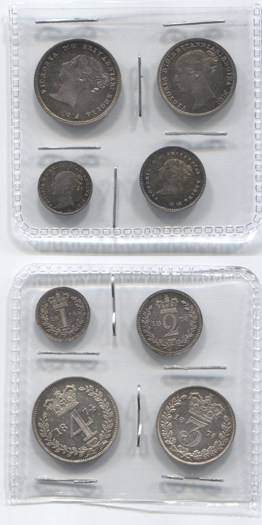 1874 Maundy set UNC