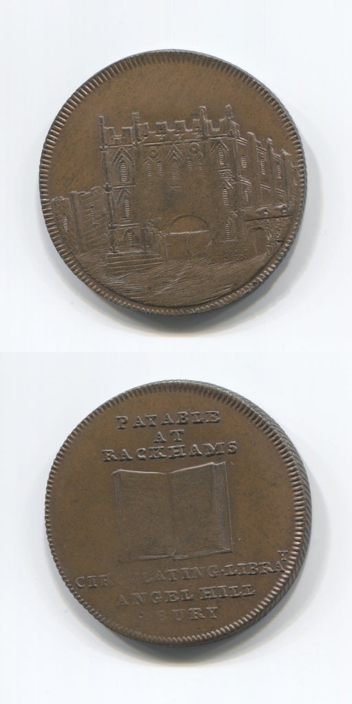 1794 C Suffolk Bury Halfpenny GVF