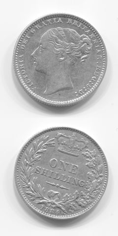 1884 Shilling EF