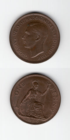 1939 Penny AUNC