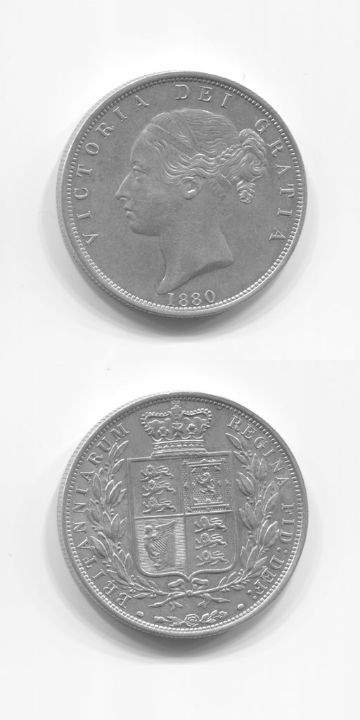 1880 Halfcrown AUNC