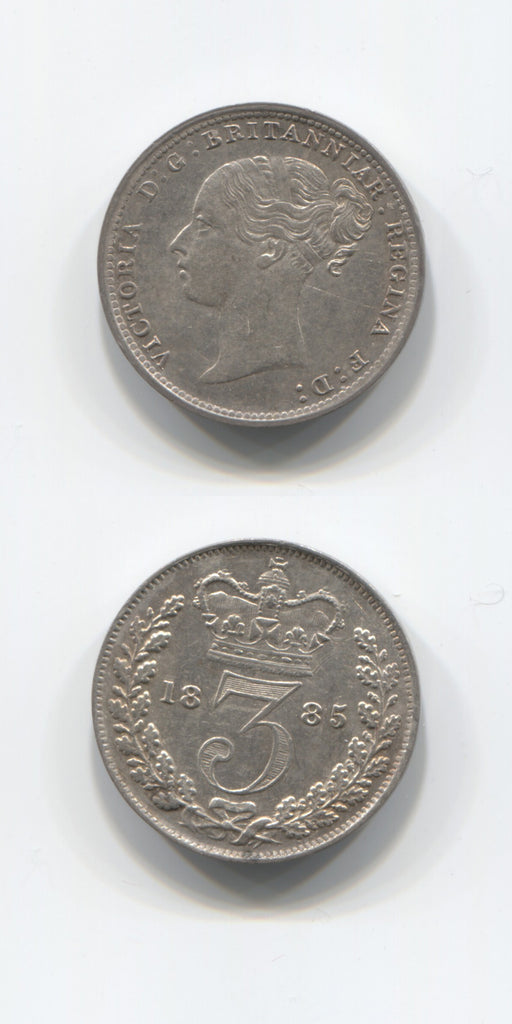 1885 Threepence UNC