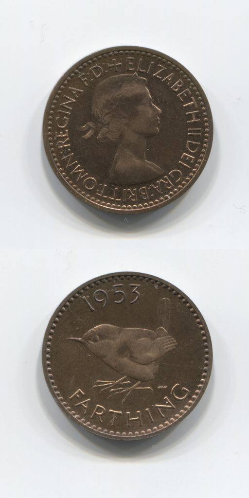 1953 Proof Farthing UNC
