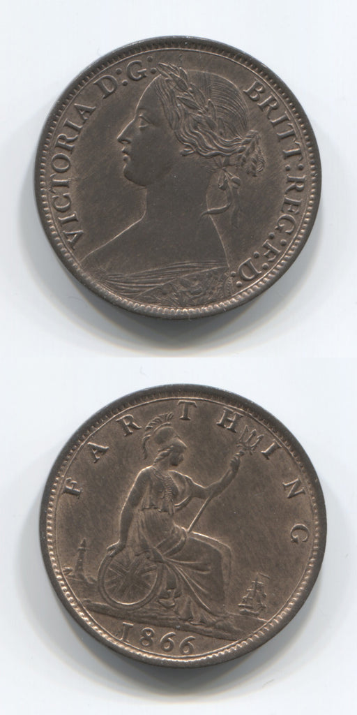 1866 Farthing UNC