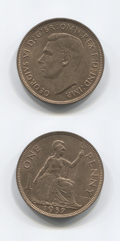 1937 Penny UNC/BU