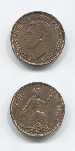 1937 Penny UNC