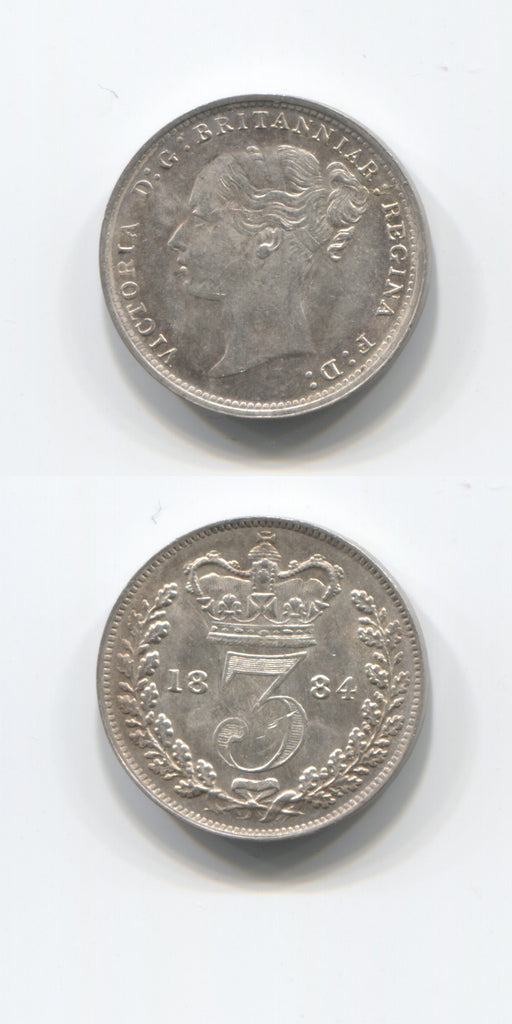 1884 Threepence UNC