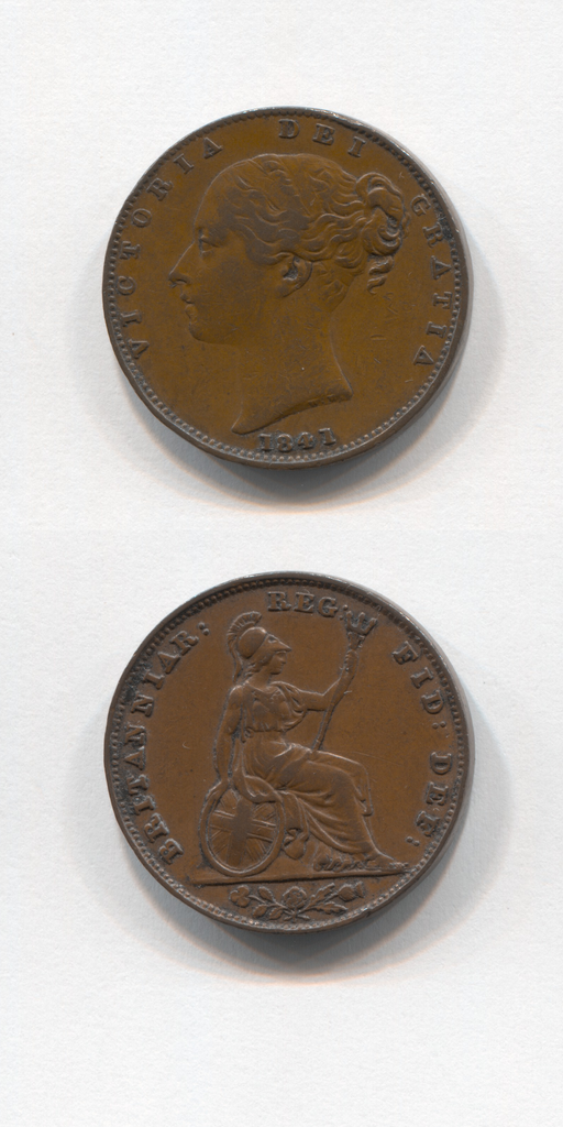 1841 Farthing GVF