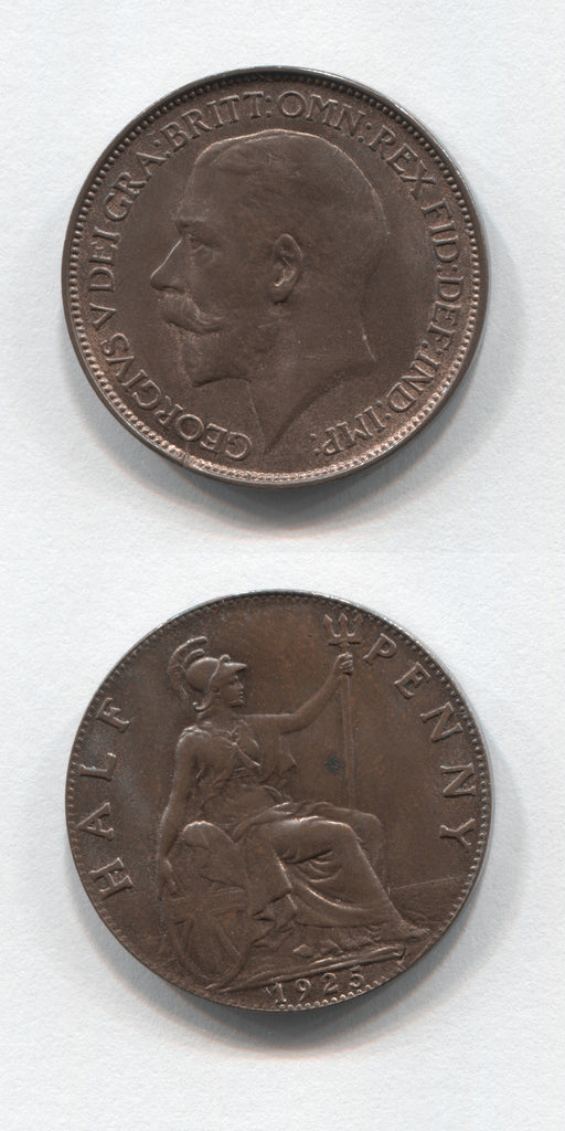 1925 Halfpenny UNC/AUNC