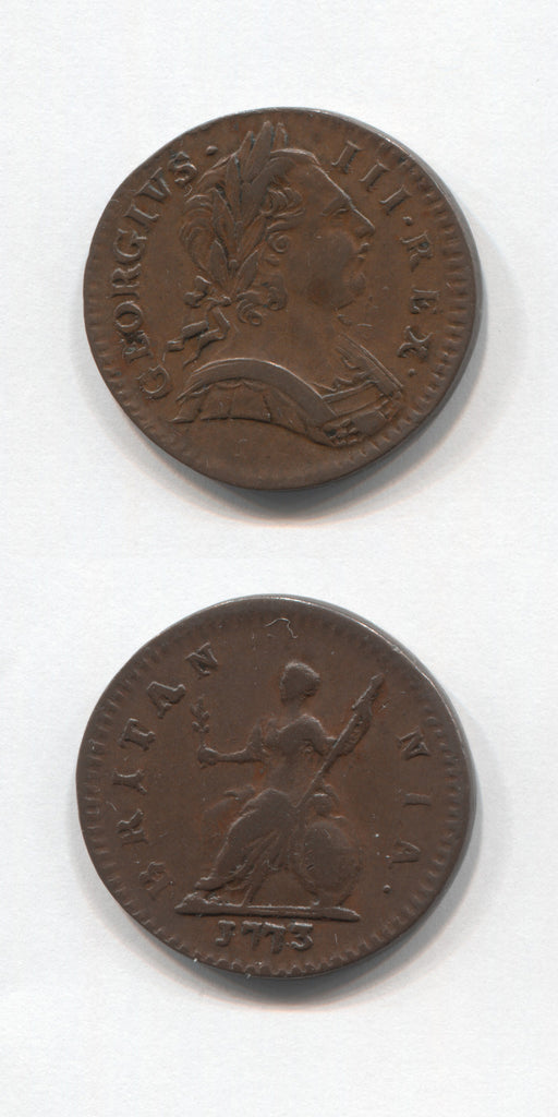 1773 Farthing EF/GVF