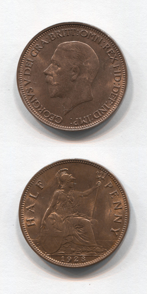 1928 Halfpenny UNC