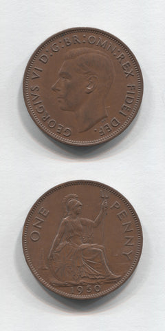 1950 Penny AUNC