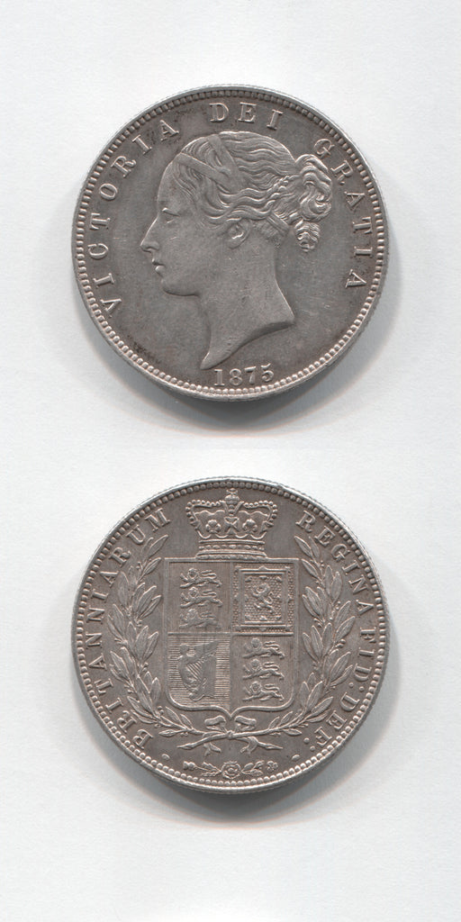 1875 Halfcrown AUNC