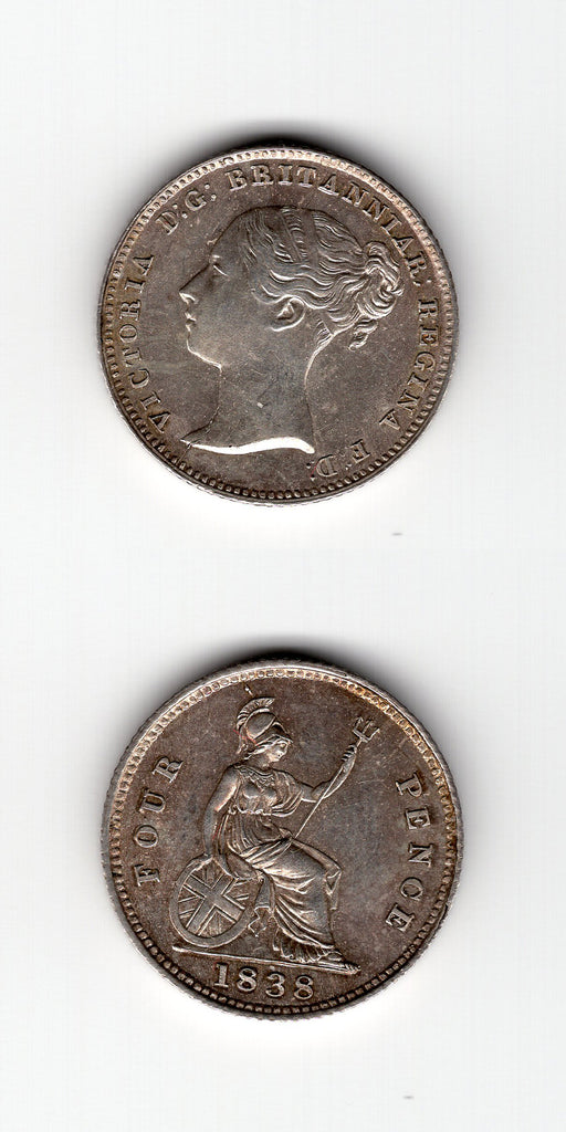 1838 Groat GEF/AUNC