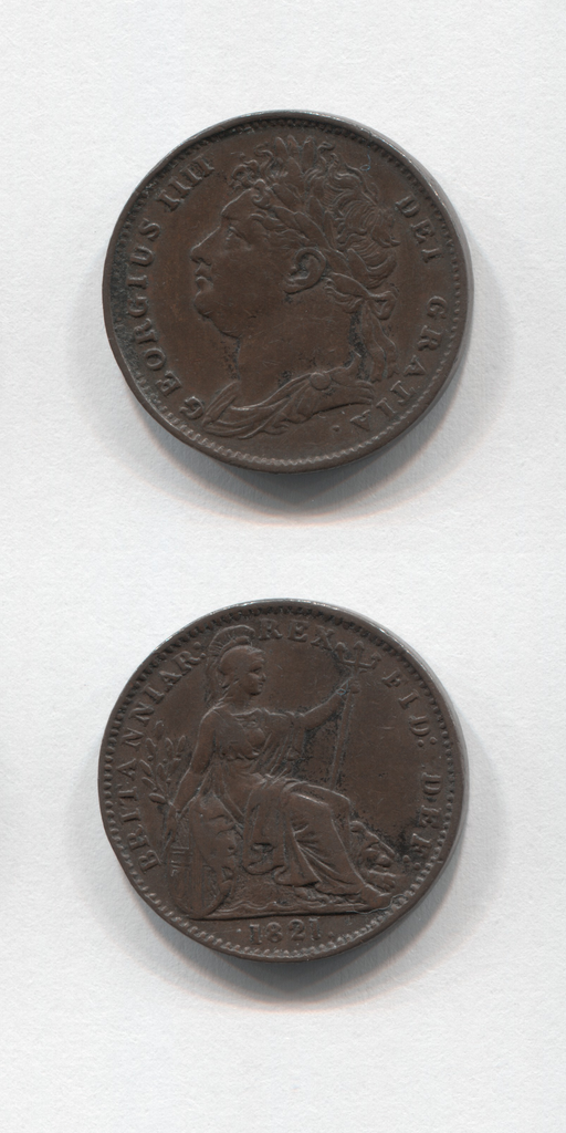 1821 Farthing GVF