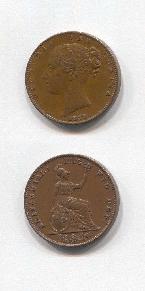 1839 Farthing AEF/GEF
