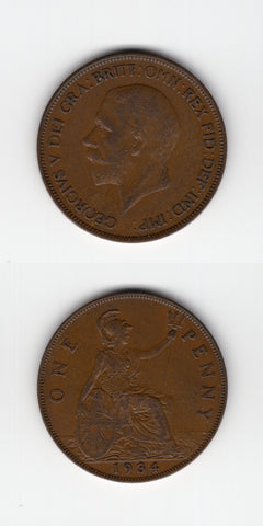 1934 Penny EF+