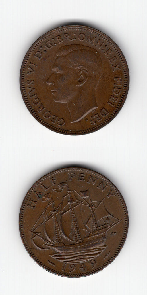 1949 Halfpenny UNC