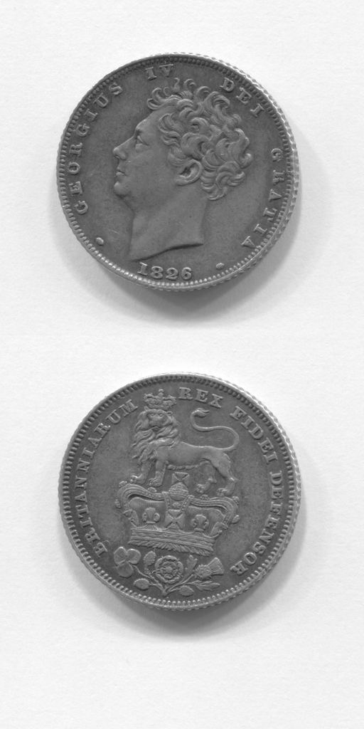 1826 Sixpence GVF