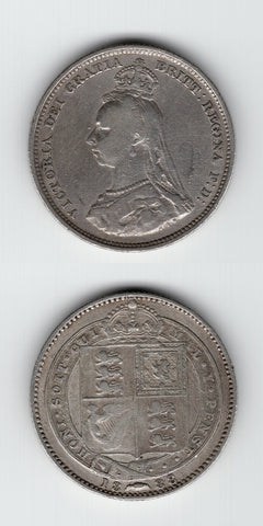 1888 Shilling GF