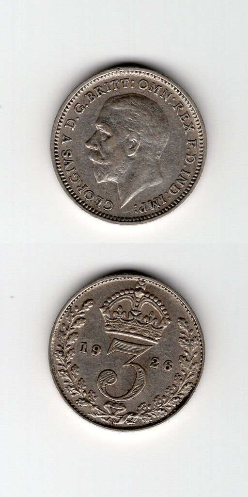 1926 Threepence GVF