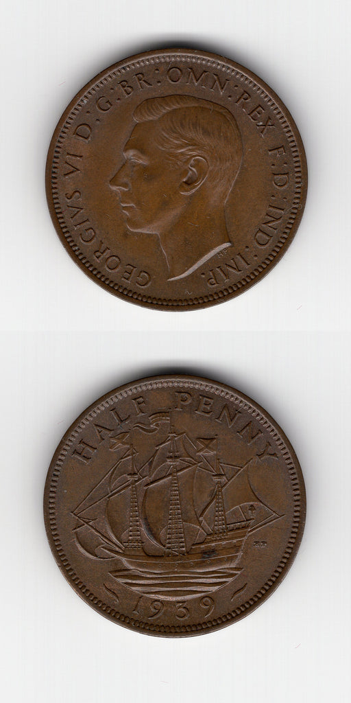 1939 Halfpenny AUNC