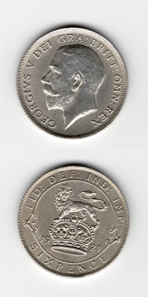 1921 Sixpence EF/UNC
