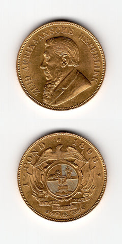 1898 South Africa Gold Pond UNC