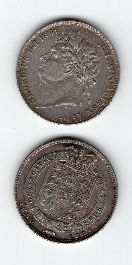 1824 Shilling VF