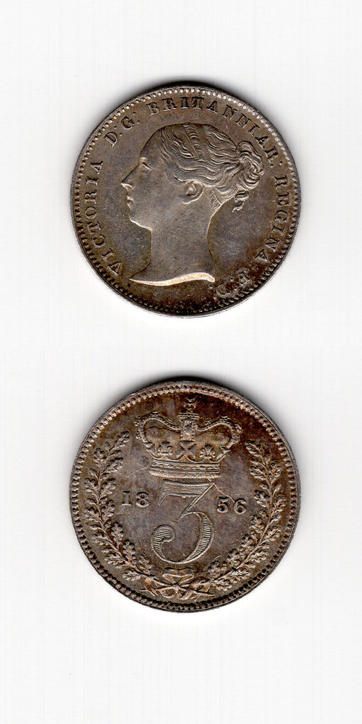 1856 Threepence UNC