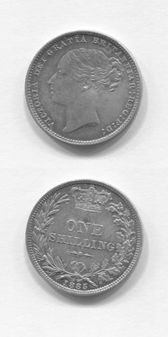 1885 Shilling UNC
