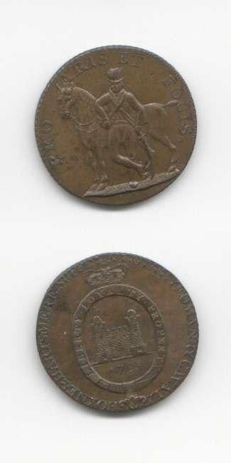 1795 Suffolk GEF Tokens 18th Century