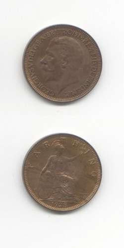 1928 George 5 UNC Farthing