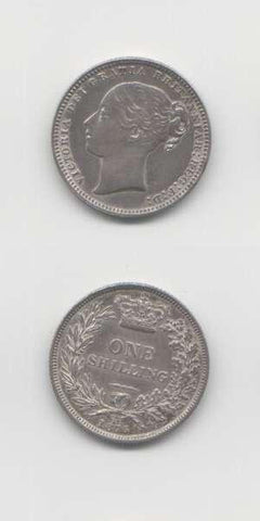 1866 Victoria AEF/EF Shilling