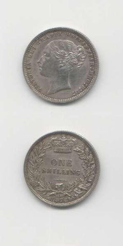 1878 Victoria EF Shilling