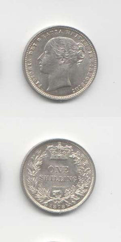 1878 Victoria UNC Shilling