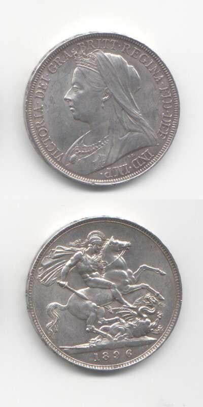 1896 Victoria GEF English Crown